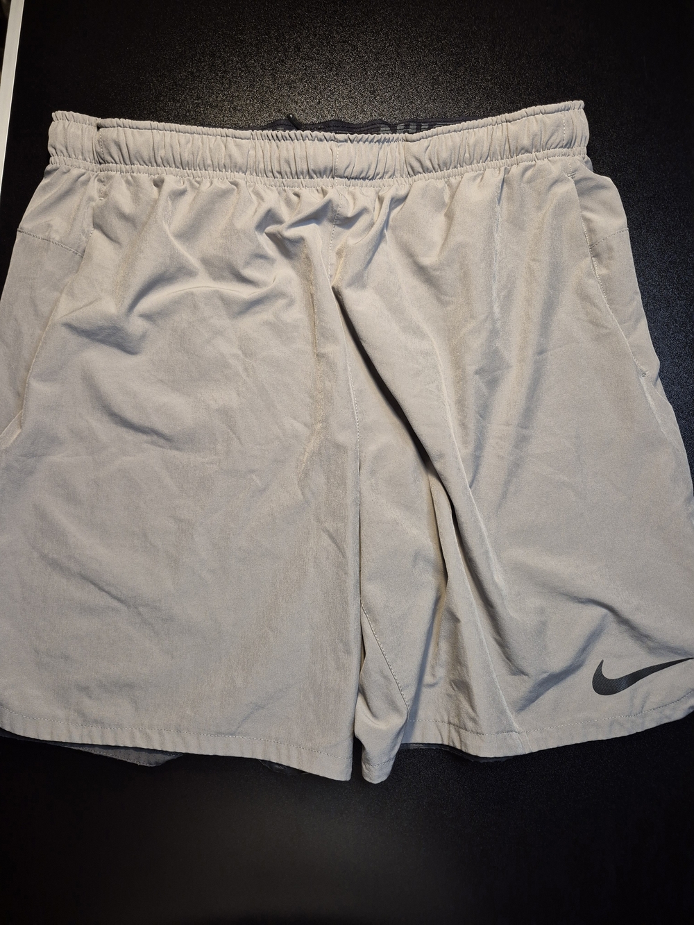 Nike Men’s Light Gray Athletic Shorts